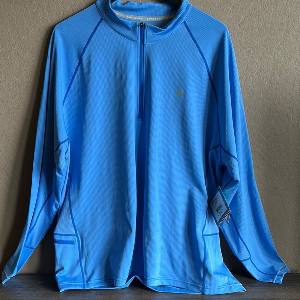 Coolibar Zip Fitness Shirt UPF 50+ Excellent UV Protection